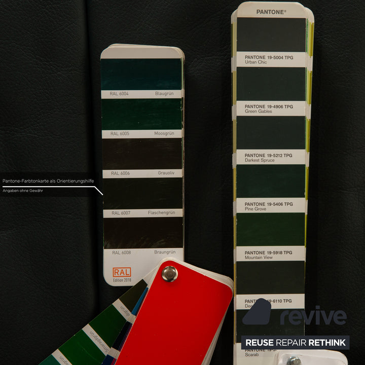 Jori Leather Lounger Green Dark Green