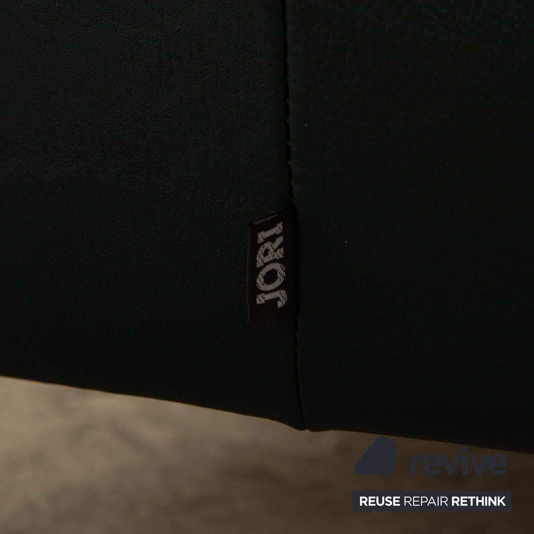 Jori Leather Lounger Green Dark Green