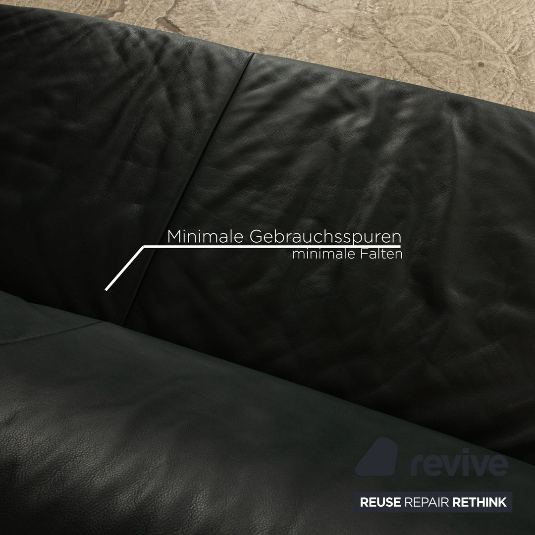 Jori Leather Lounger Green Dark Green