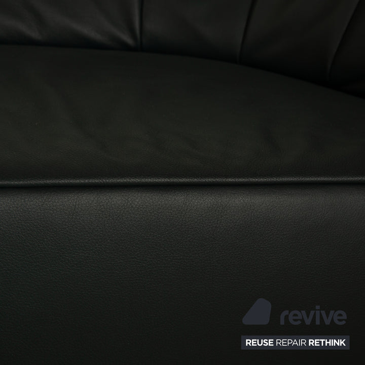 Jori Leather Lounger Green Dark Green