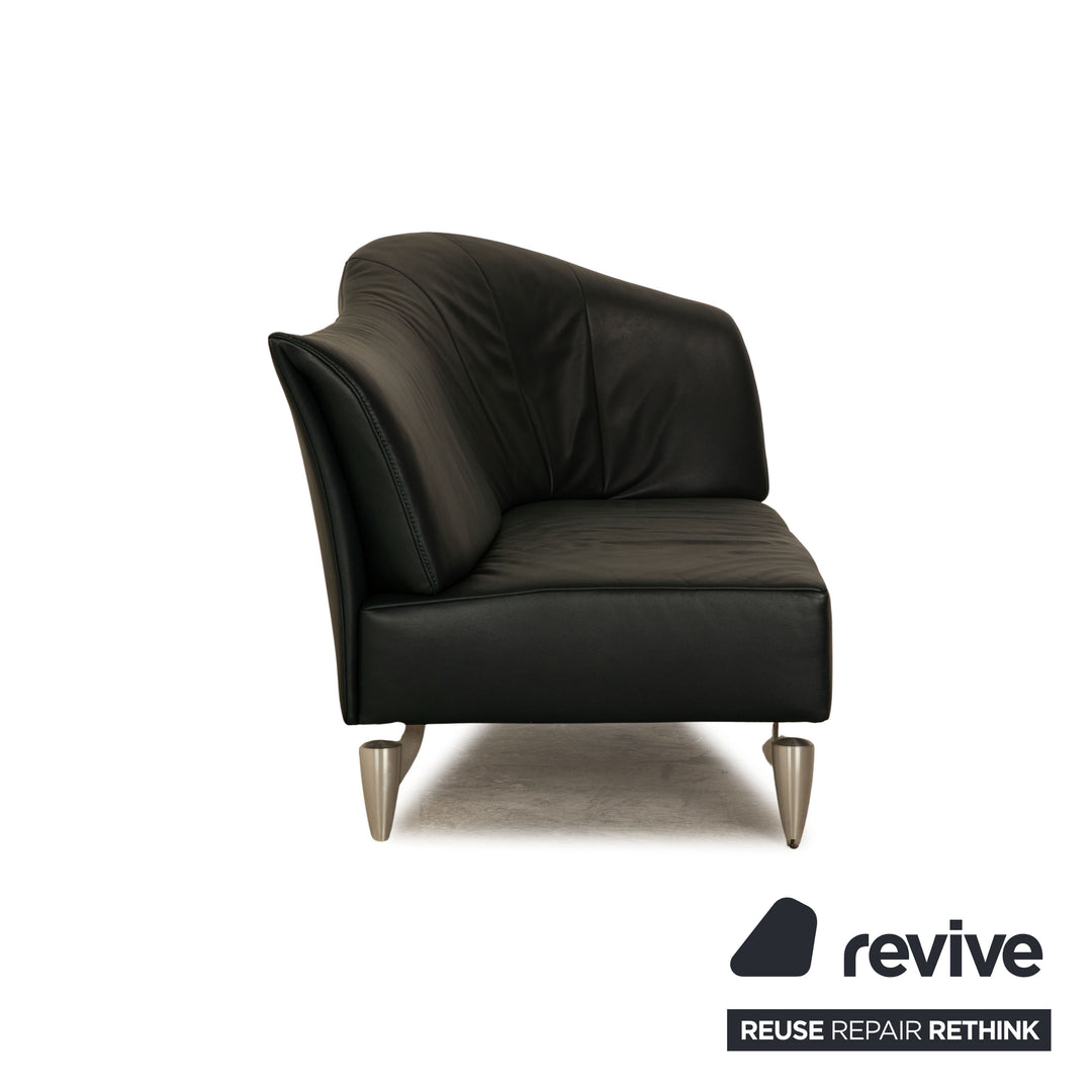 Jori Leather Lounger Green Dark Green