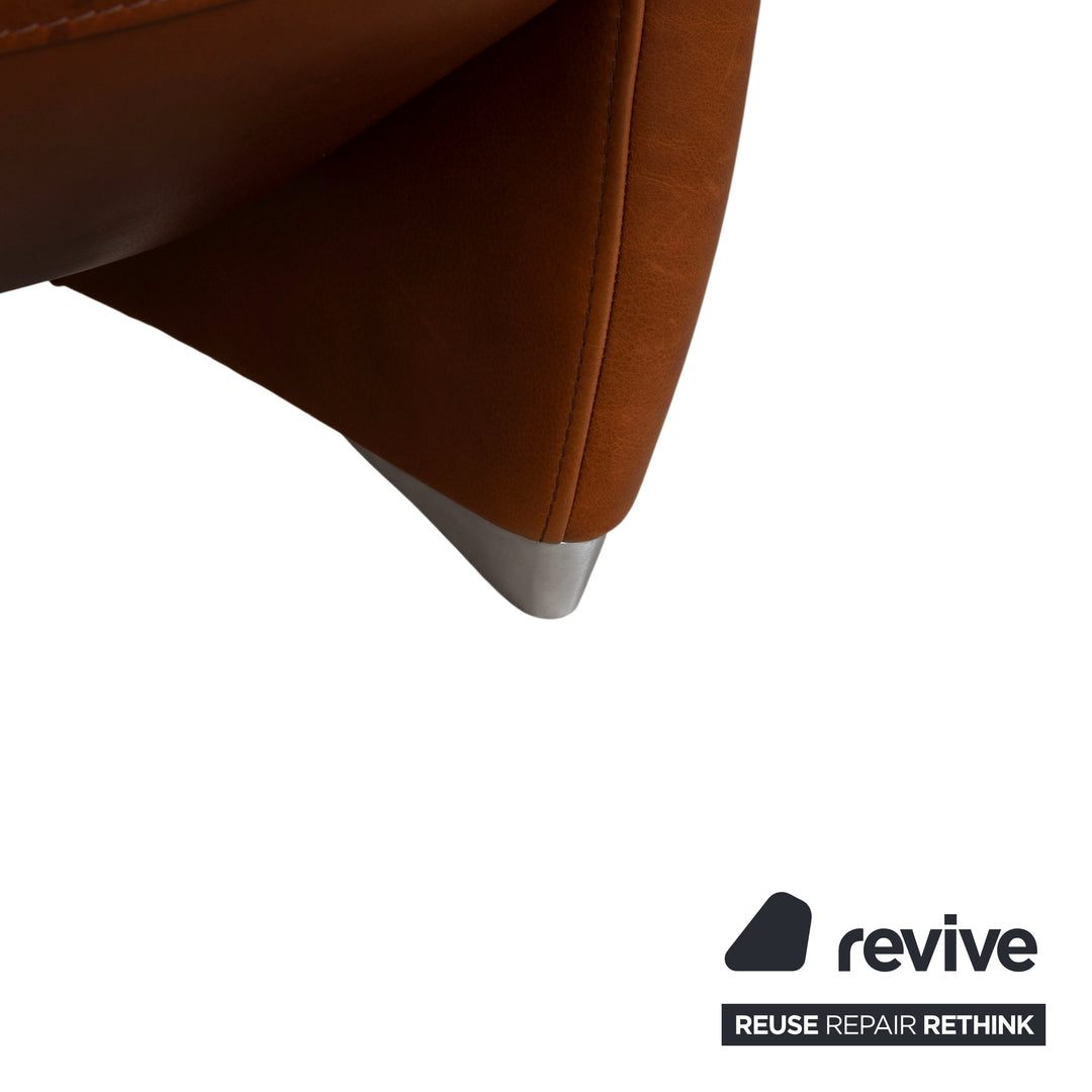 Jori Leather Armchair Brown Manual Function