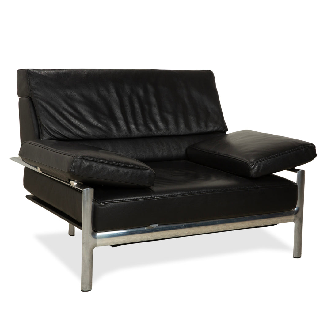 Jori Leder Sessel Schwarz manuelle Funktion