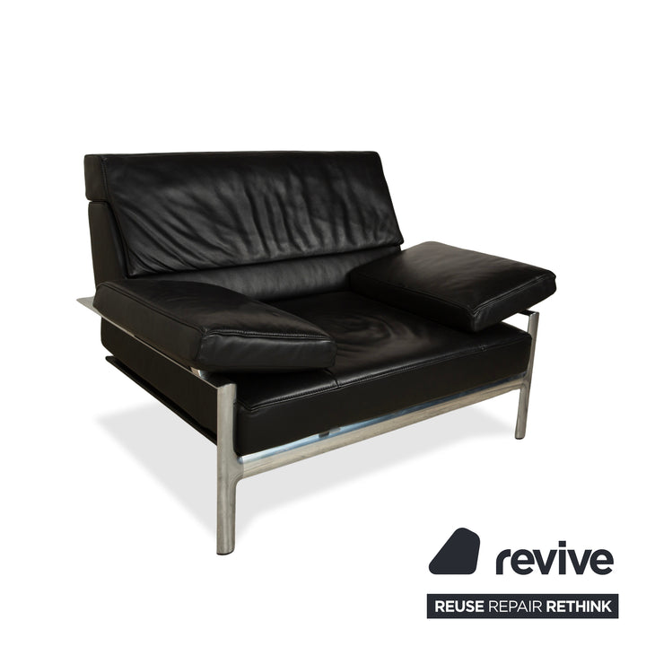 Jori Leder Sessel Schwarz manuelle Funktion