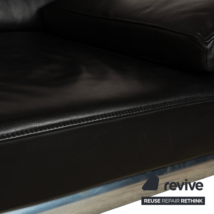 Jori Leder Sessel Schwarz manuelle Funktion