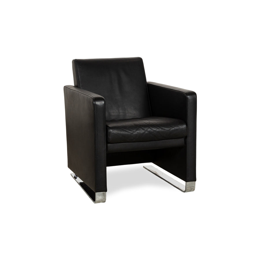 Jori Leather Armchair Black manual function