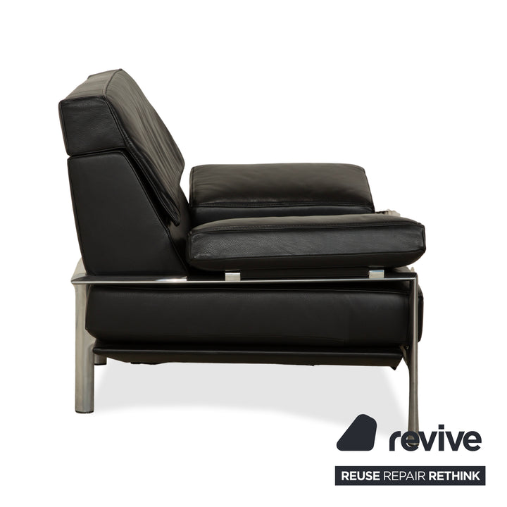 Jori Leder Sessel Schwarz manuelle Funktion