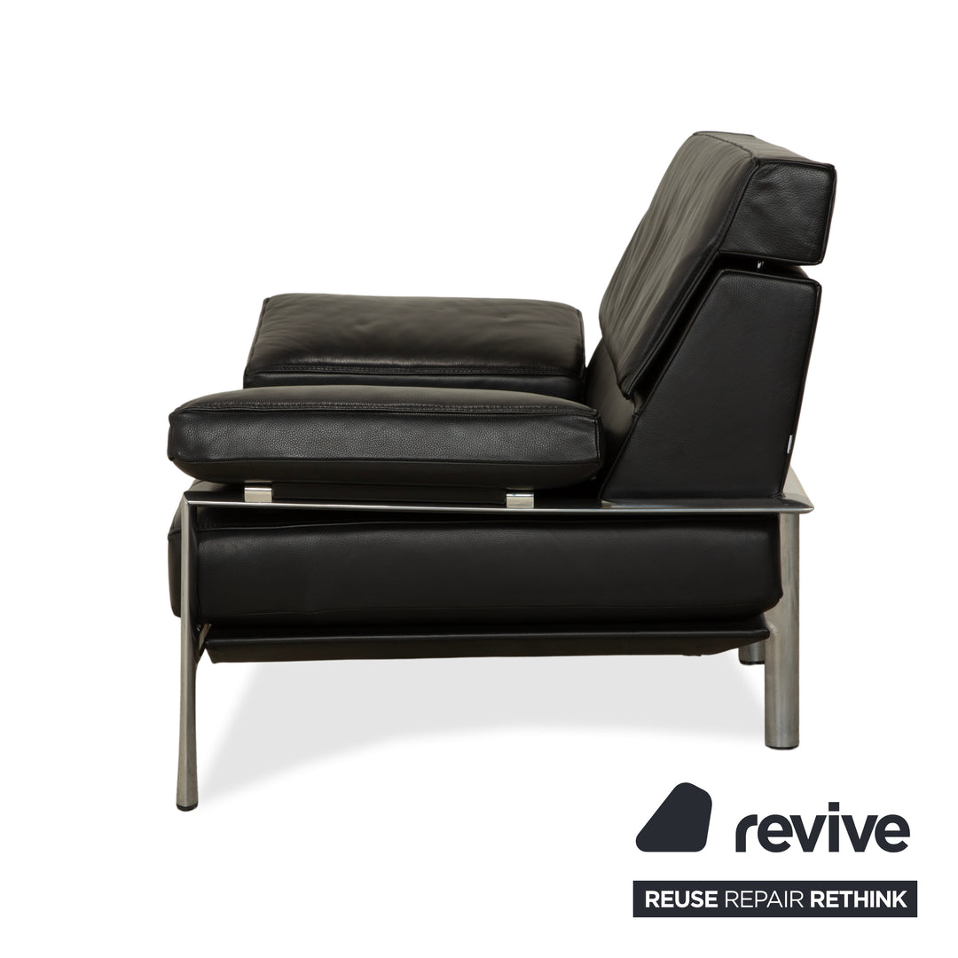 Jori Leder Sessel Schwarz manuelle Funktion