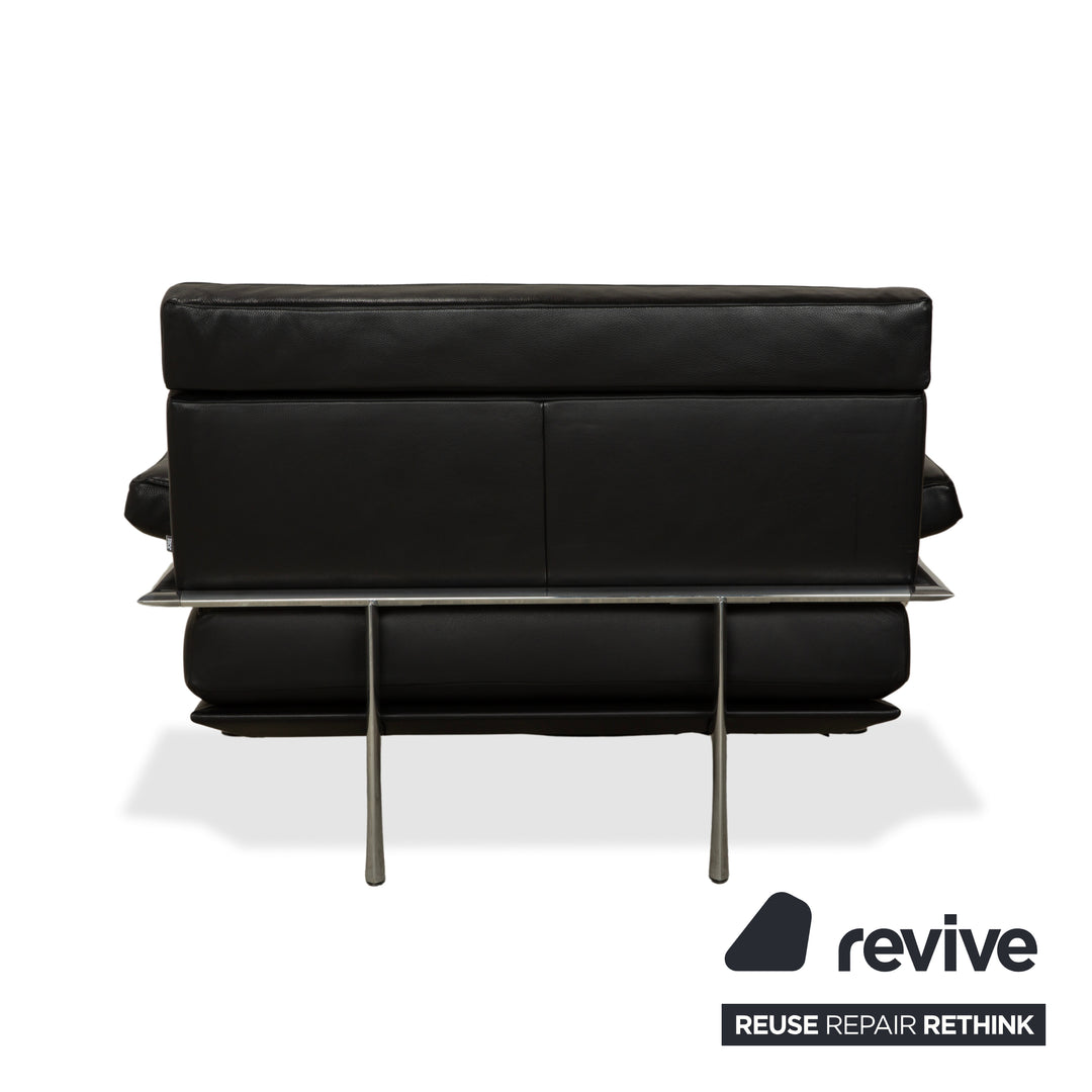 Jori Leder Sessel Schwarz manuelle Funktion