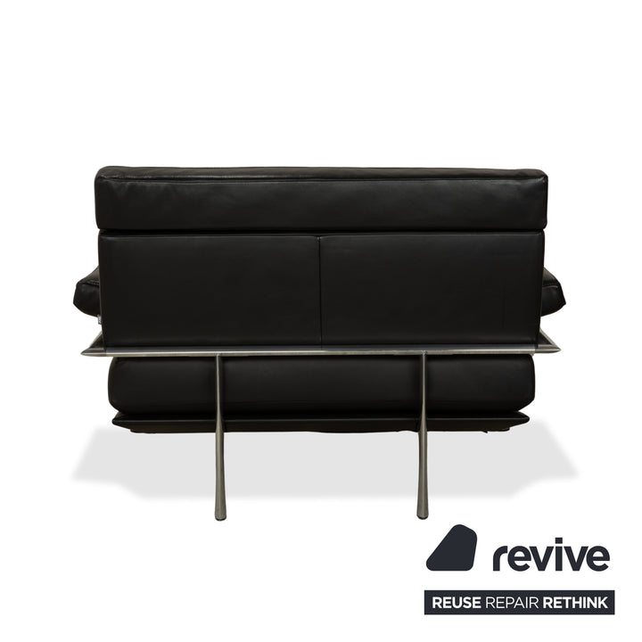 Jori Leder Sessel Schwarz manuelle Funktion