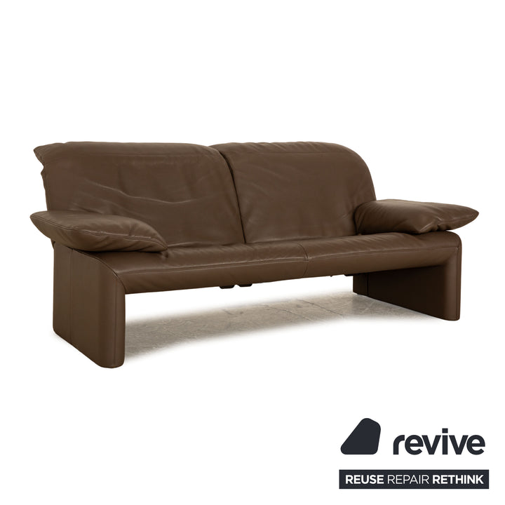 Jori Linea JR-8780 Leder Zweisitzer Braun manuelle Funktion Sofa Couch