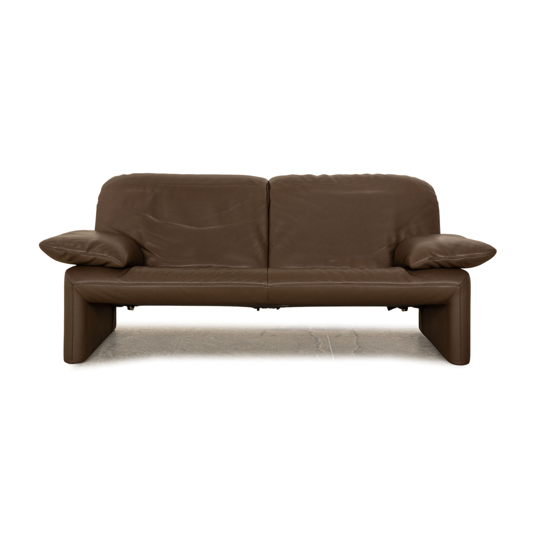 Jori Linea JR-8780 Leder Zweisitzer Braun manuelle Funktion Sofa Couch