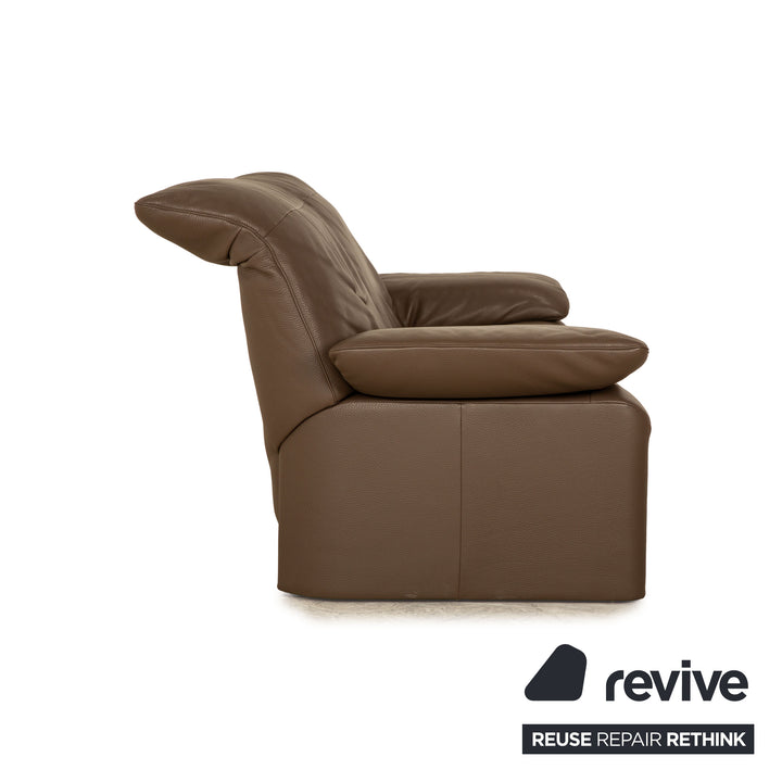 Jori Linea JR-8780 Leder Zweisitzer Braun manuelle Funktion Sofa Couch