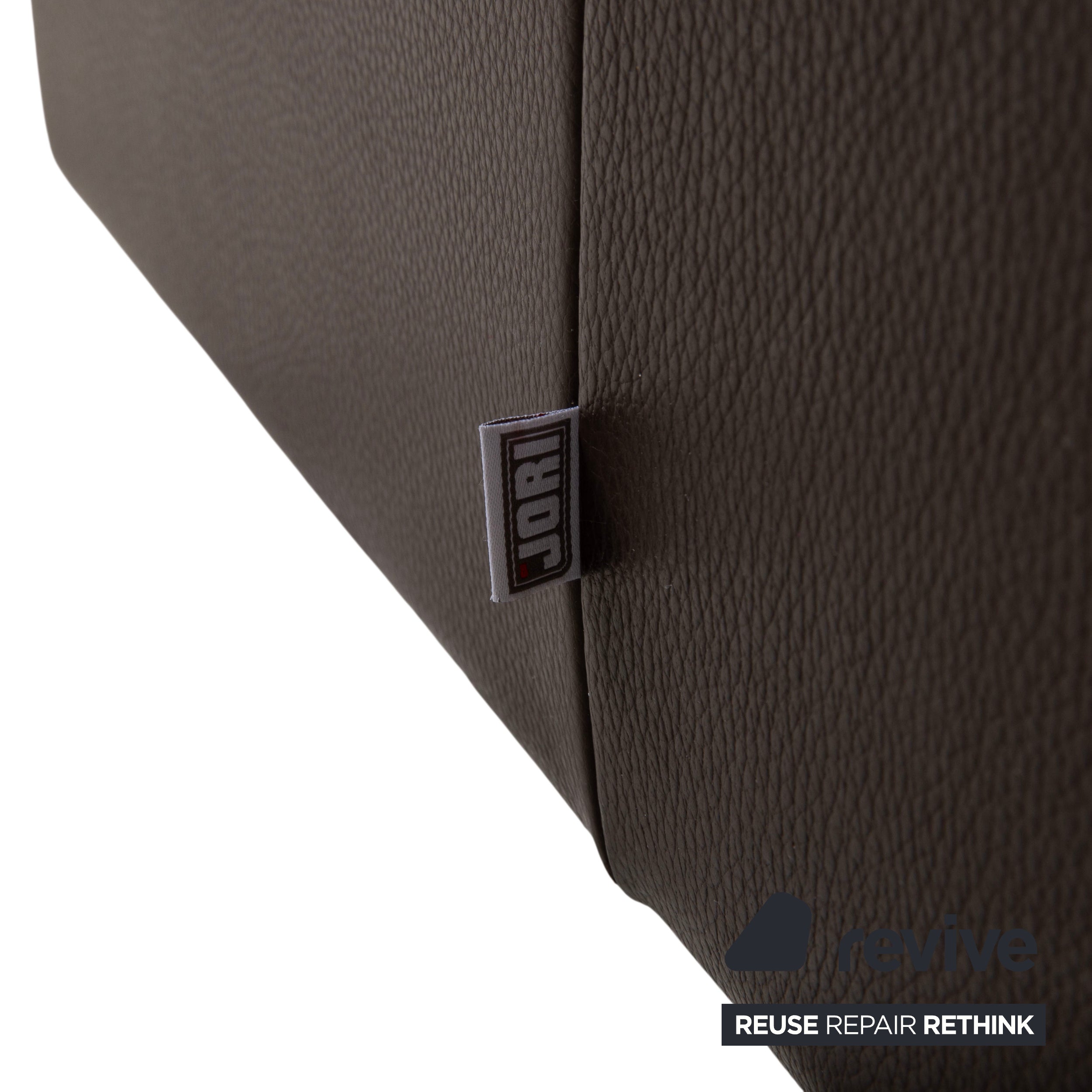 Jori Linea Leather Two-Seater Brown Manual Function Sofa