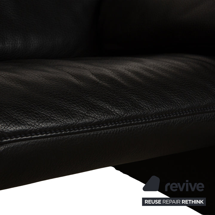 Jori Linea Cuir Deux places Noir fonction manuelle