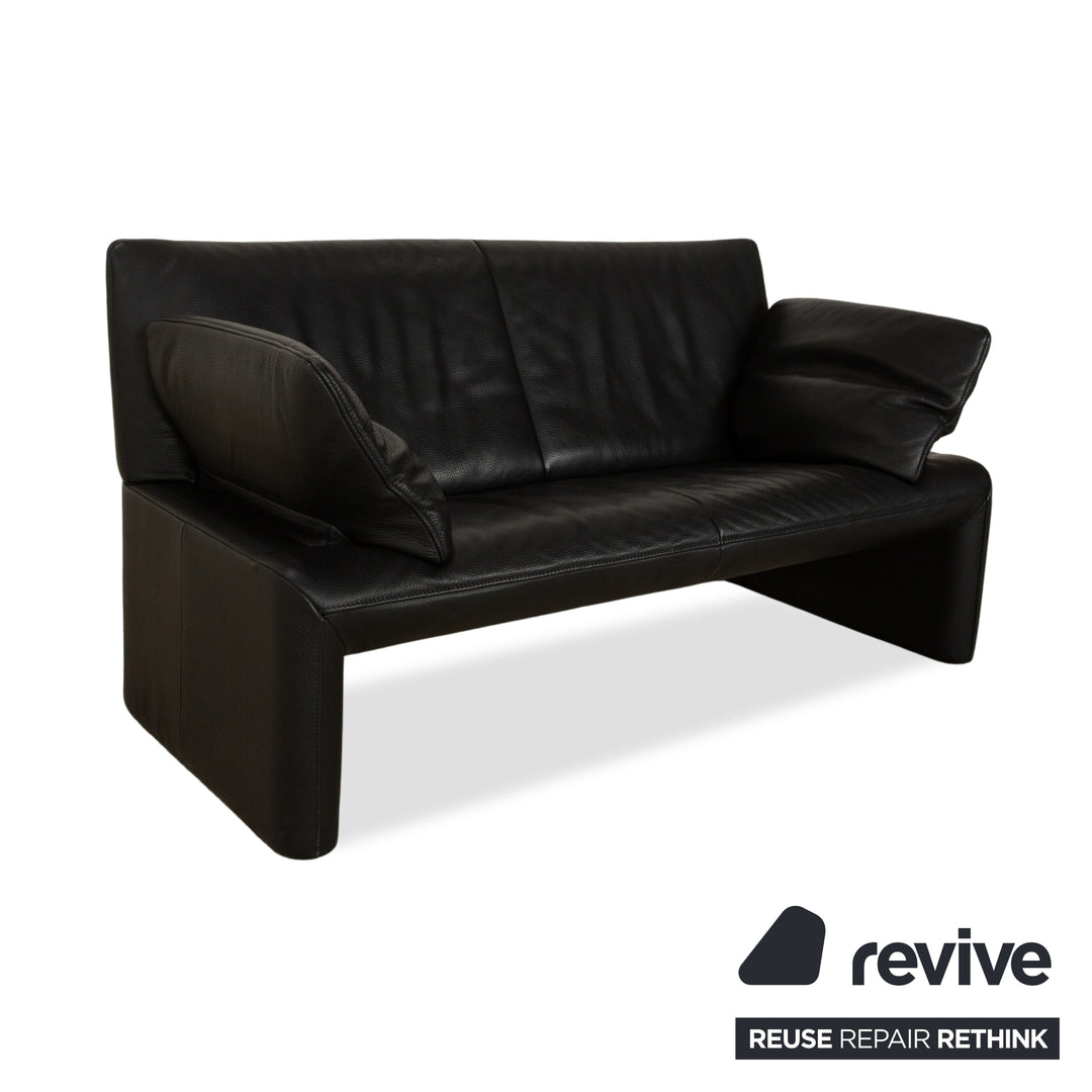 Jori Linea Cuir Deux places Noir fonction manuelle