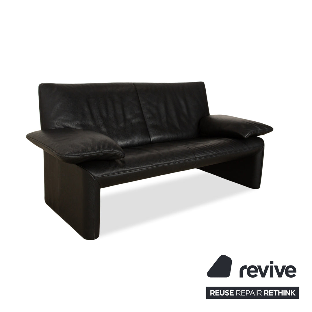 Jori Linea Cuir Deux places Noir fonction manuelle