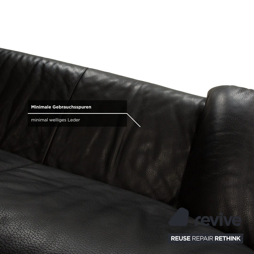 Jori Linea Cuir Deux places Noir fonction manuelle