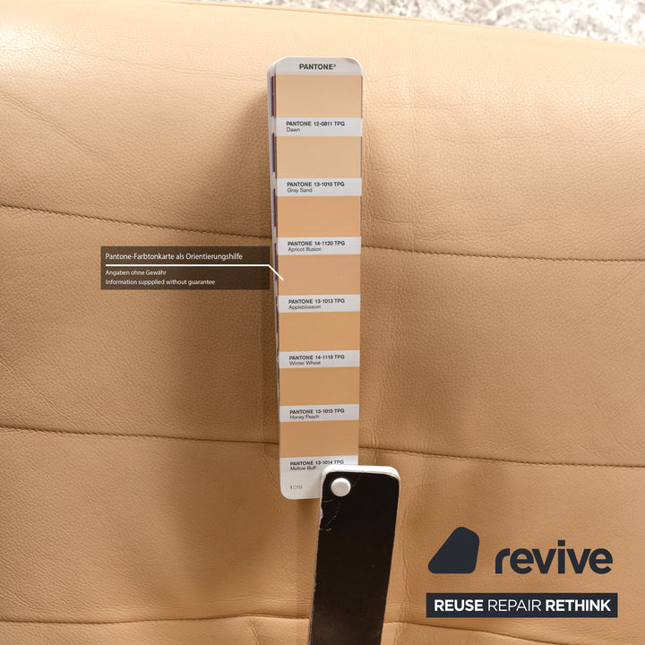 Jori Mensana Leather Armchair Cream Manual Function Relax Chair