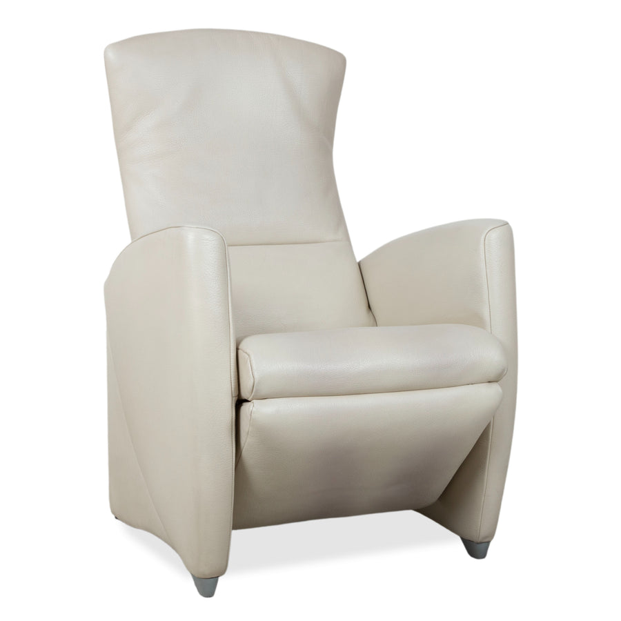 Jori Sessel Vinci Leder Sessel Creme Beige manuelle Funktion Relaxfunktion