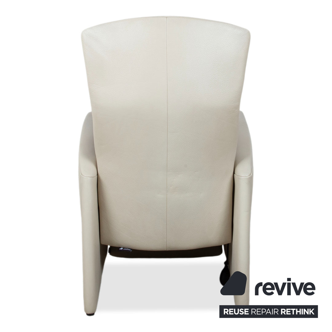Jori Sessel Vinci Leder Sessel Creme Beige manuelle Funktion Relaxfunktion