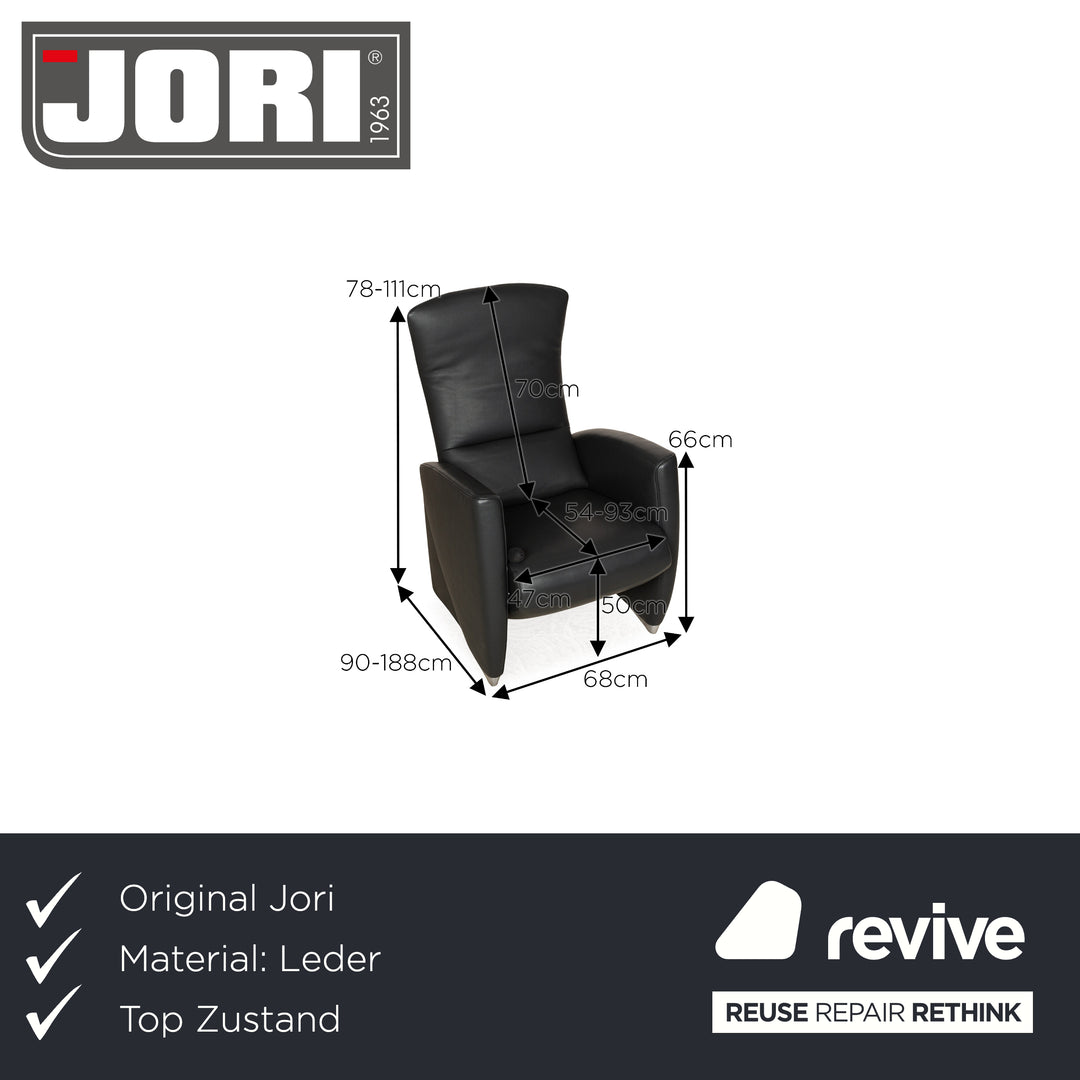 Fauteuil Jori Fauteuil Vinci Cuir Gris fonction manuelle