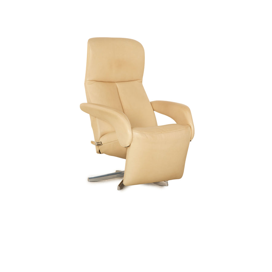 Jori Symphony Leather Armchair Cream Manual Function