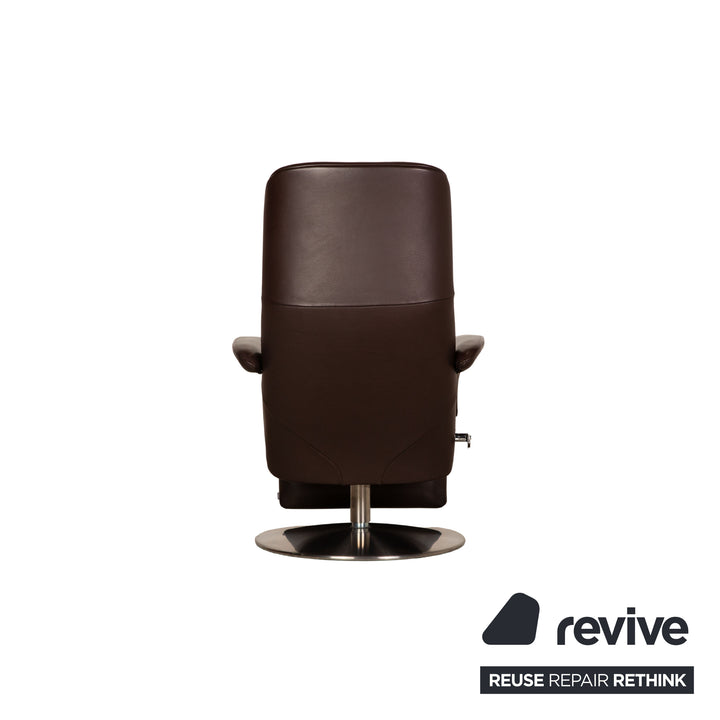 Jori  Symphony Leder Sessel Dunkelbraun Funktion Relaxfunktion