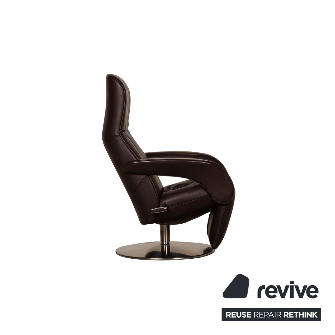 Jori  Symphony Leder Sessel Dunkelbraun Funktion Relaxfunktion