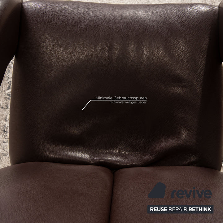 Jori  Symphony Leder Sessel Dunkelbraun Funktion Relaxfunktion