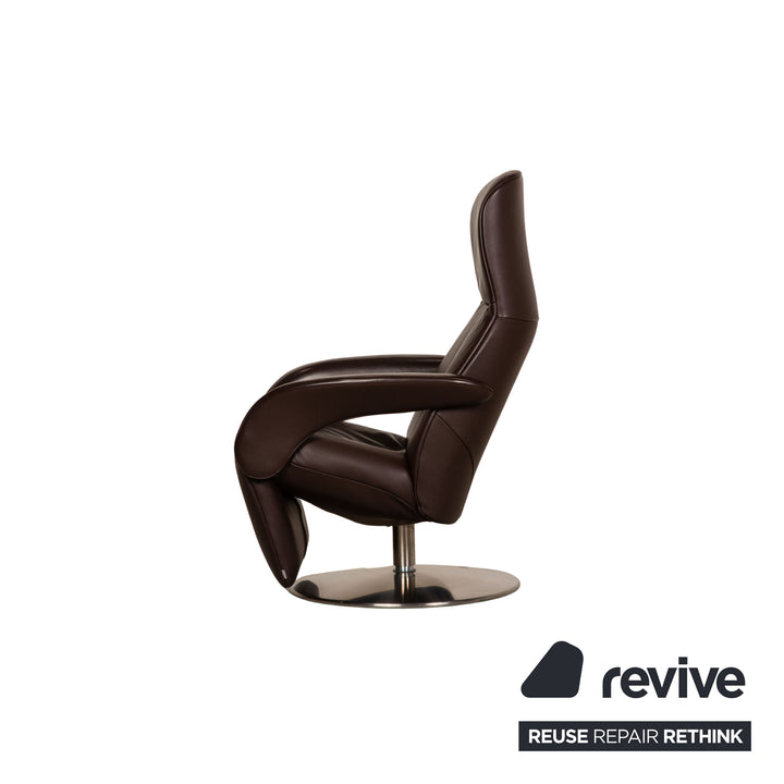 Jori  Symphony Leder Sessel Dunkelbraun Funktion Relaxfunktion