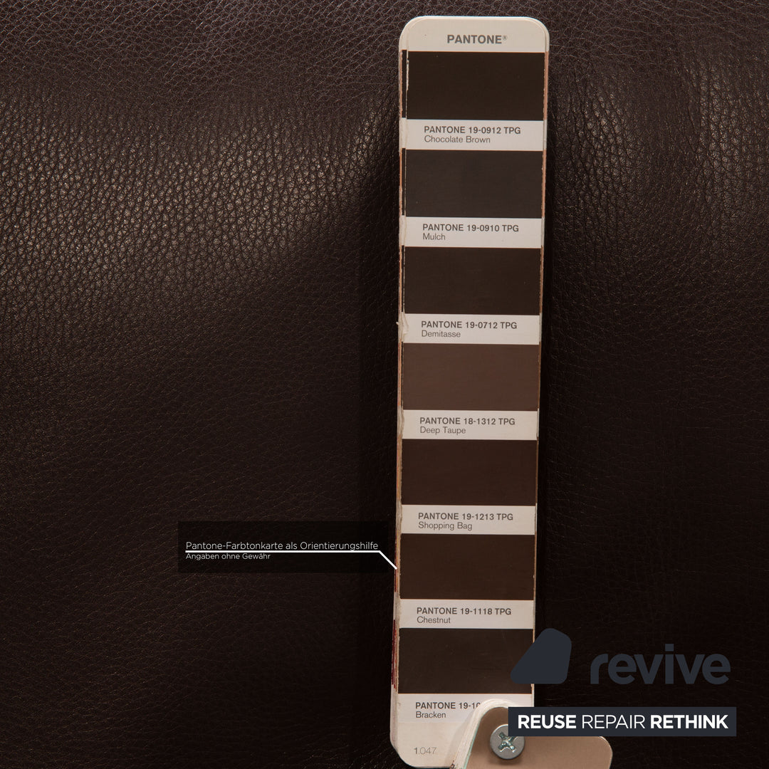 Jori  Symphony Leder Sessel Dunkelbraun Funktion Relaxfunktion