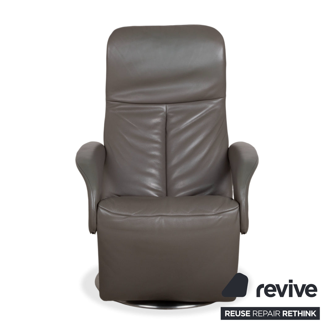 Jori Symphony JR-7960 Leder Sessel Grau Taupe manuelle Funktion Relaxfunktion
