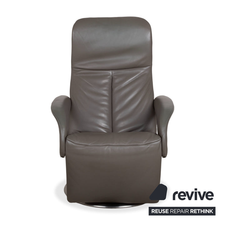 Jori Symphony JR-7960 Leder Sessel Grau Taupe manuelle Funktion Relaxfunktion