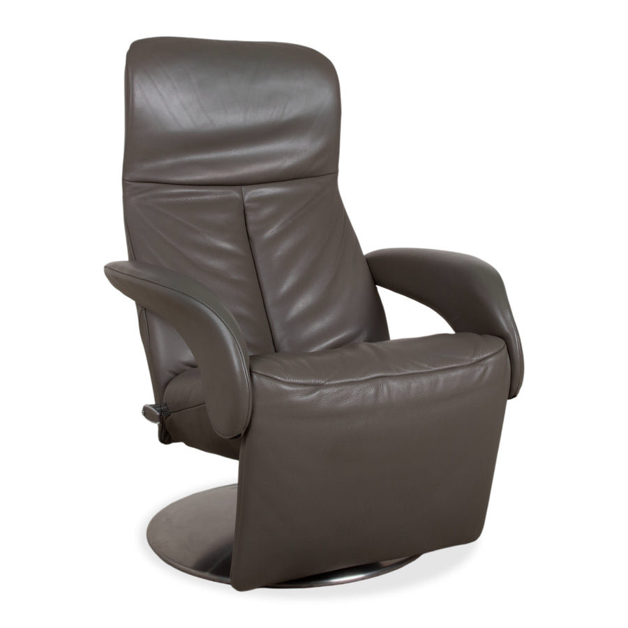 Jori Symphony JR-7960 Leder Sessel Grau Taupe manuelle Funktion Relaxfunktion