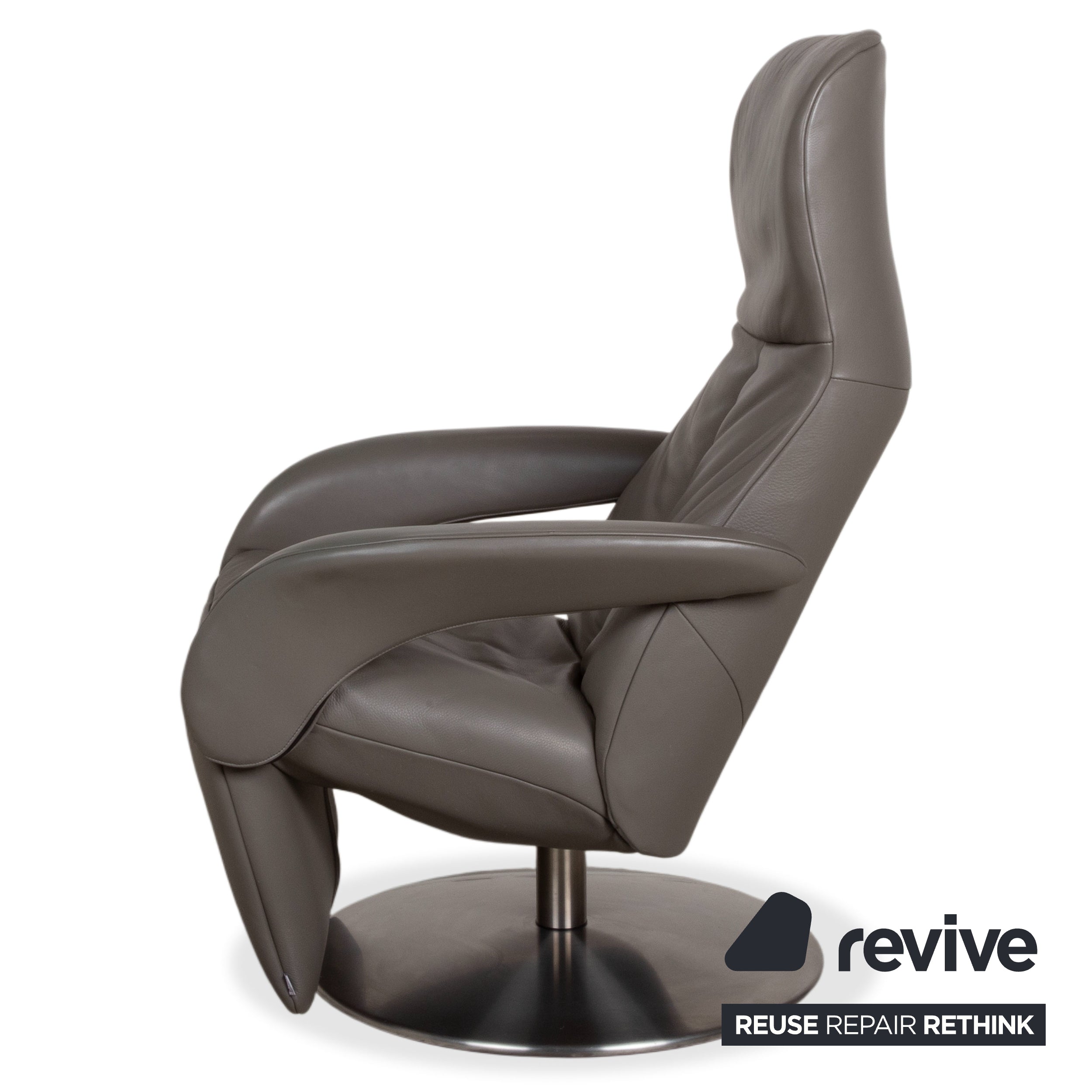 Jori Symphony JR-7960 Leder Sessel Grau Taupe manuelle Funktion Relaxfunktion