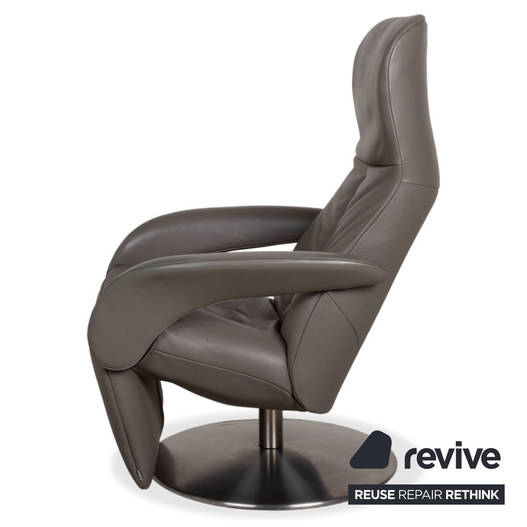 Jori Symphony JR-7960 Leder Sessel Grau Taupe manuelle Funktion Relaxfunktion