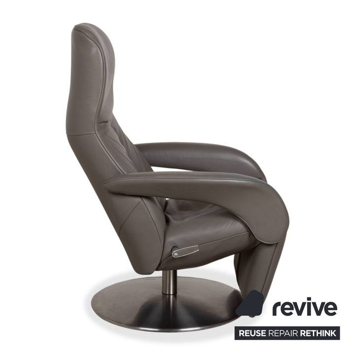 Jori Symphony JR-7960 Leder Sessel Grau Taupe manuelle Funktion Relaxfunktion