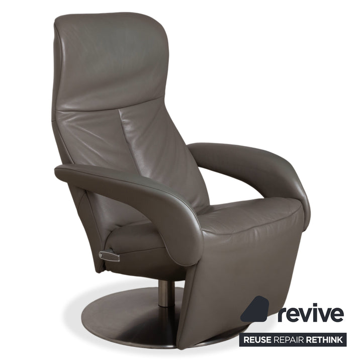 Jori Symphony JR-7960 Leder Sessel Grau Taupe manuelle Funktion Relaxfunktion