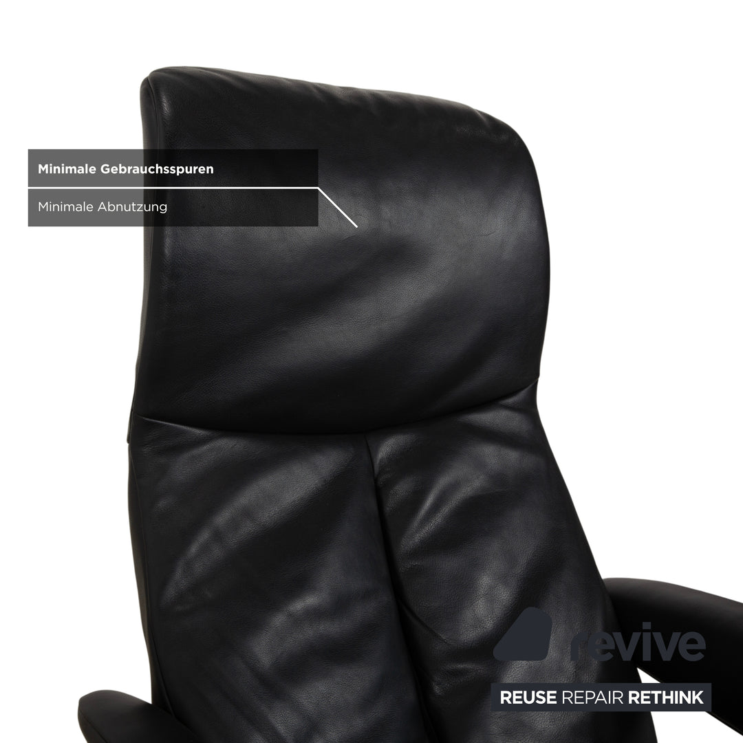 Jori Symphony Mono-Move Maxi Leder Relax Sessel Schwarz manuelle Funktion