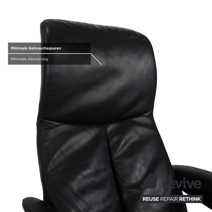 Jori Symphony Mono-Move Maxi Leder Relax Sessel Schwarz manuelle Funktion