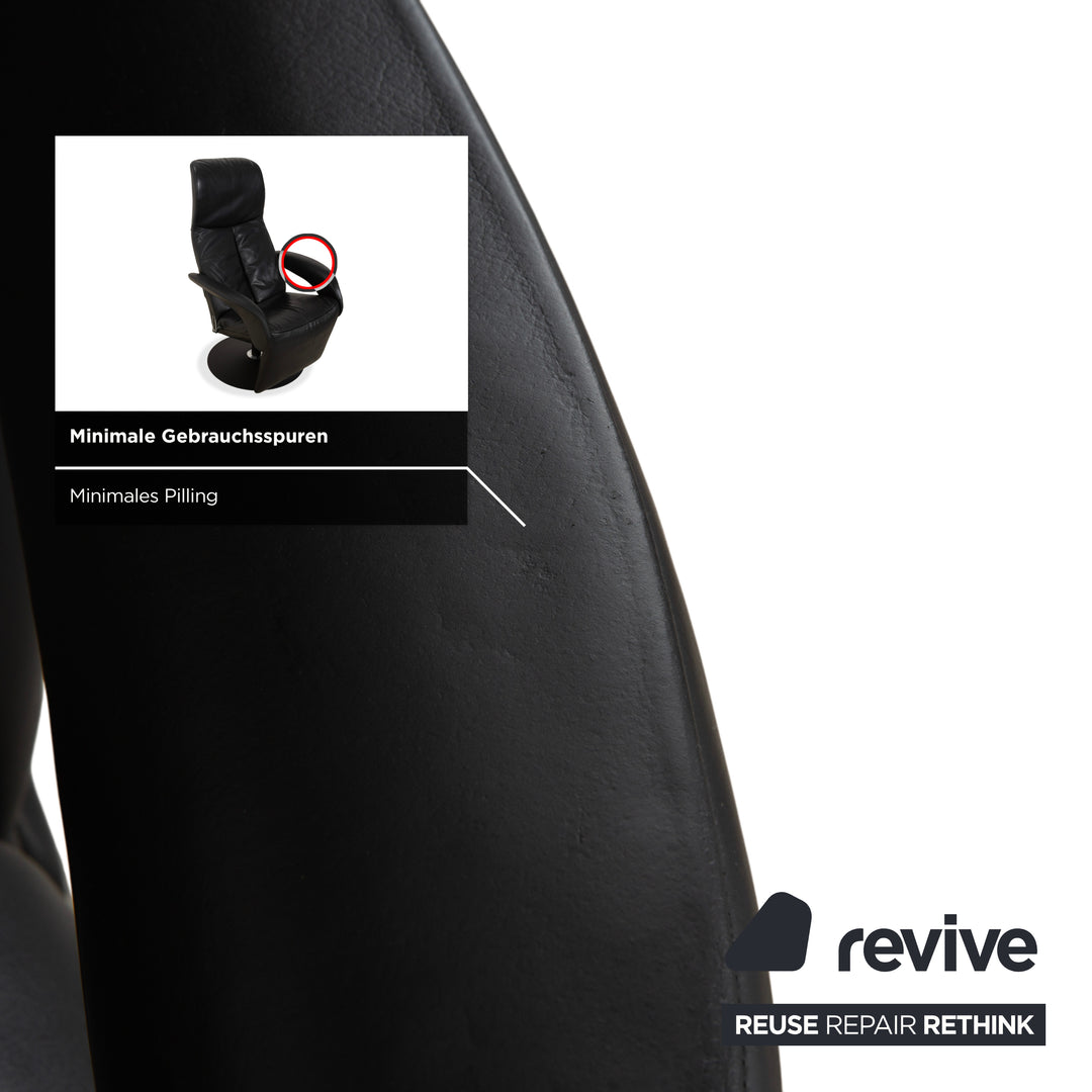 Jori Symphony Mono-Move Maxi Leder Relax Sessel Schwarz manuelle Funktion