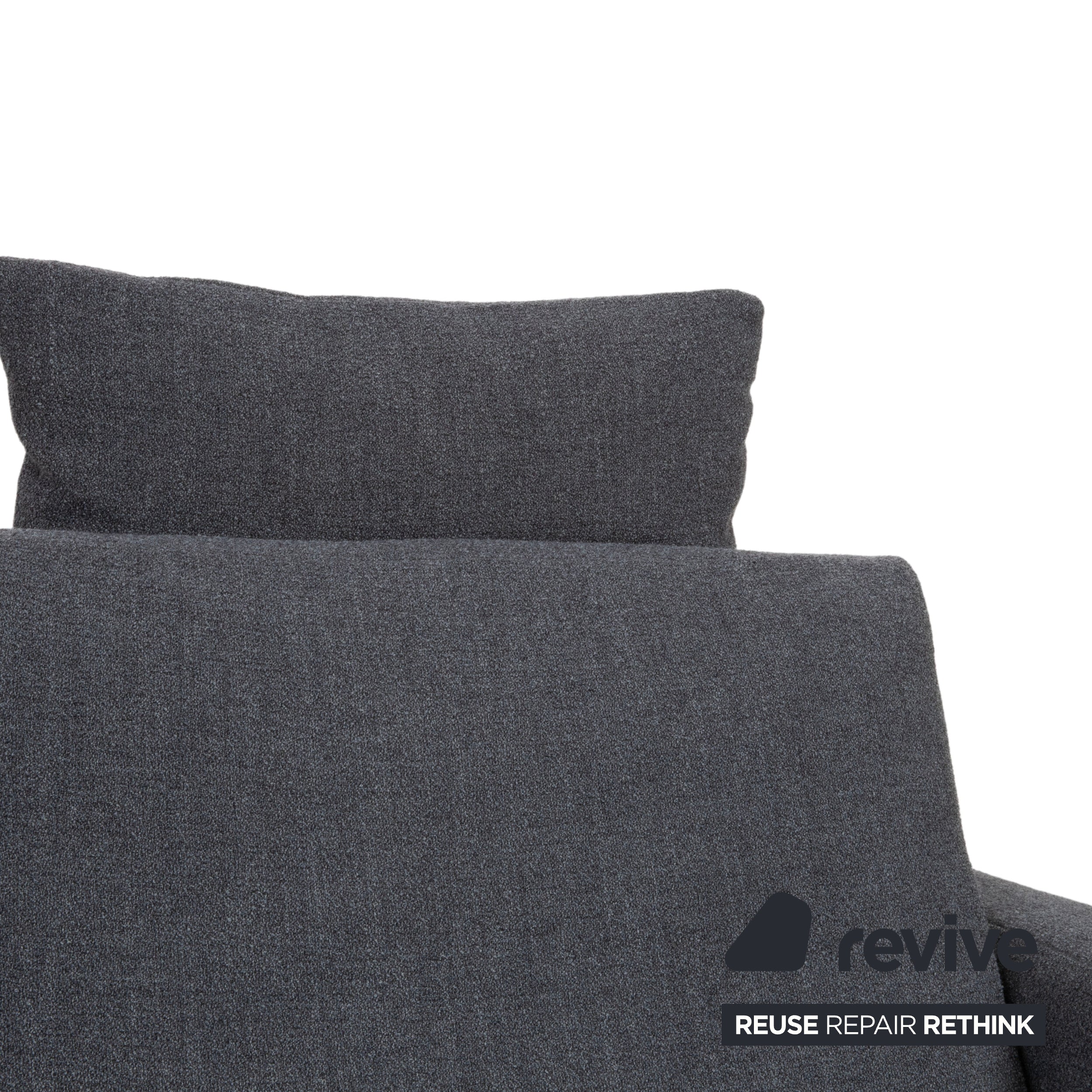 Jori Tigra Stoff Zweisitzer Grau manuelle Funktion Sofa Couch