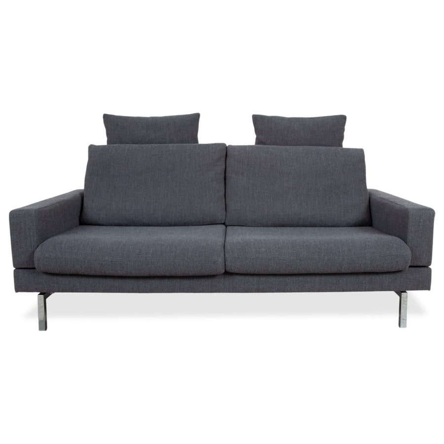 Jori Tigra Stoff Zweisitzer Grau manuelle Funktion Sofa Couch