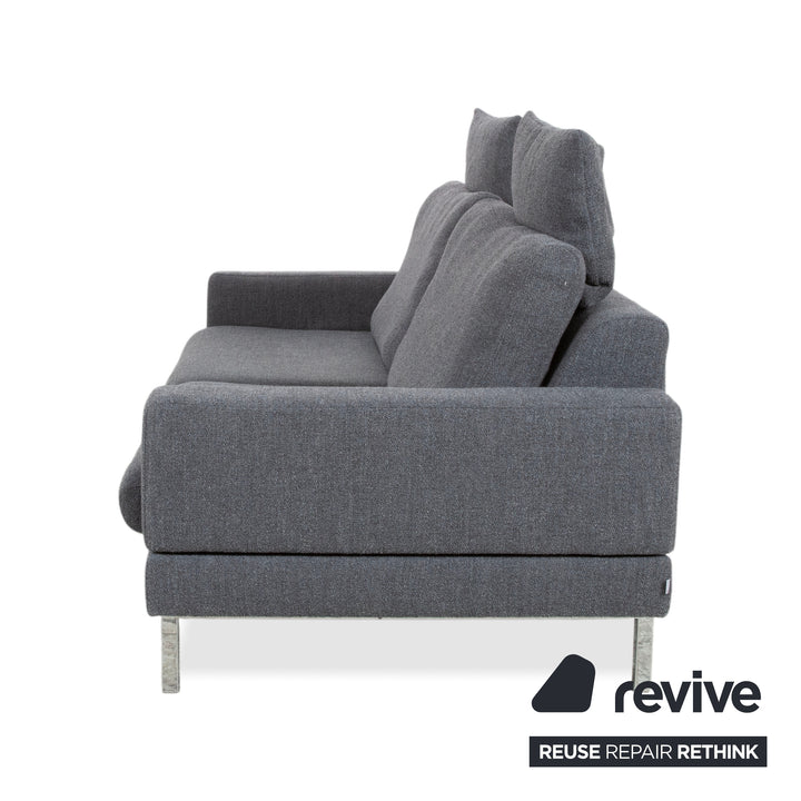 Jori Tigra Tissu Deux Places Gris Fonction Manuelle Canapé