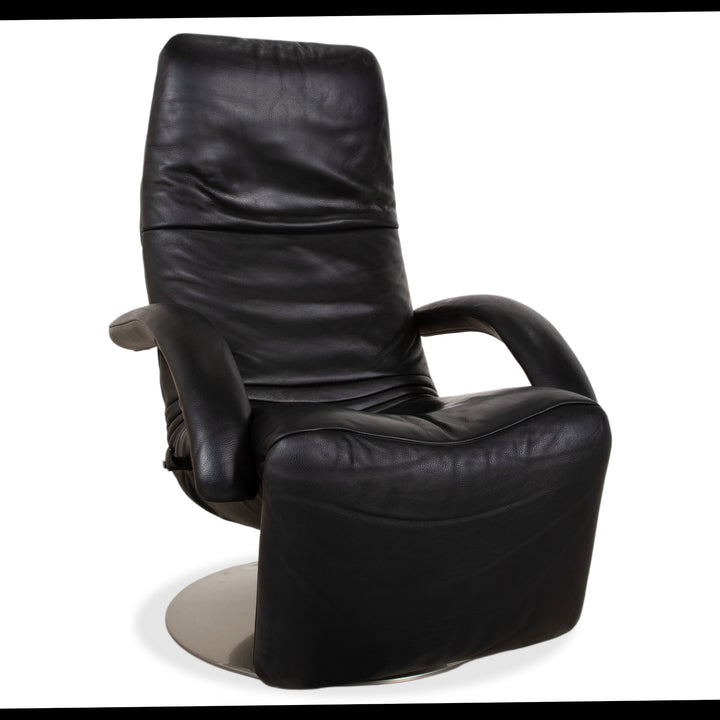 Jori Yoga Leder Sessel Schwarz manuelle Funktion