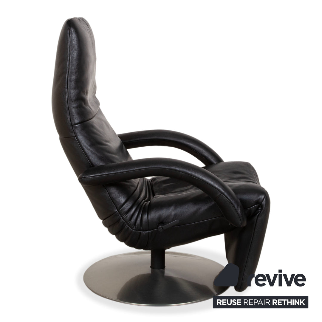 Jori Yoga Leder Sessel Schwarz manuelle Funktion