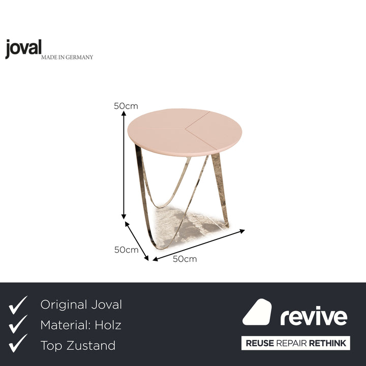 Joval Chronos Holz Couchtisch Rosa Pink