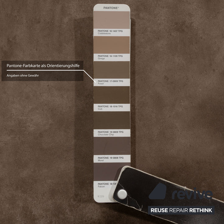 Table à manger extensible en verre/céramique KARE Amsterdam gris marron 160-242 x 78 x 90 cm