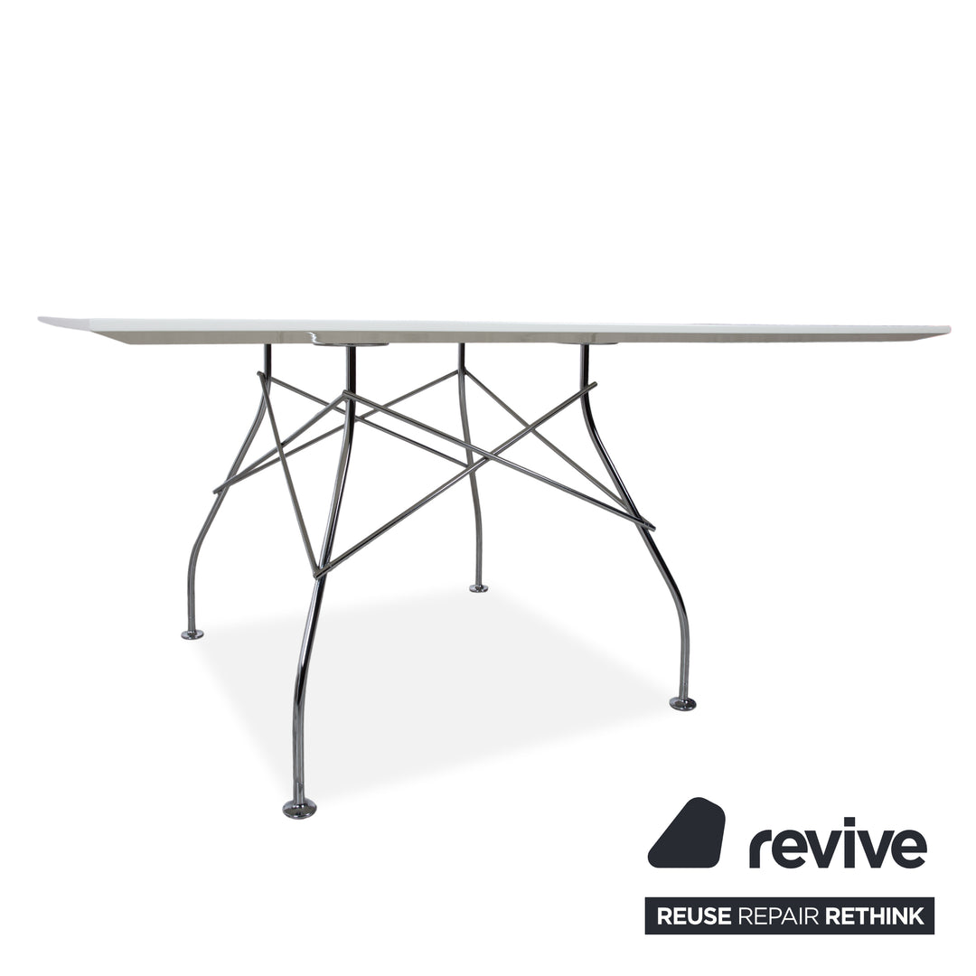 Kartell Glossy Holz Esstisch Weiß